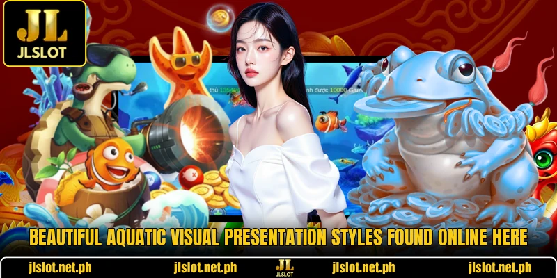 Beautiful aquatic visual presentation styles found online here