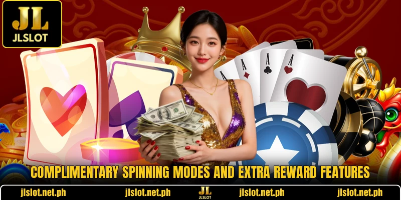Complimentary spinning modes and extra reward features