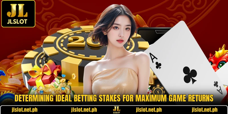 Determining ideal betting stakes for maximum game returns