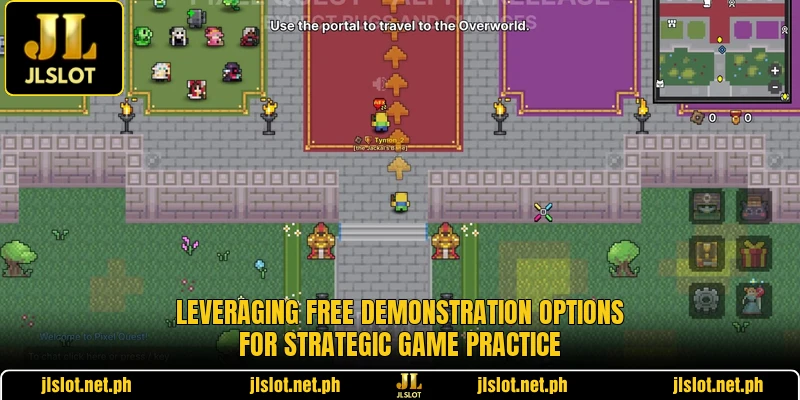 Leveraging free demonstration options for strategic game practice