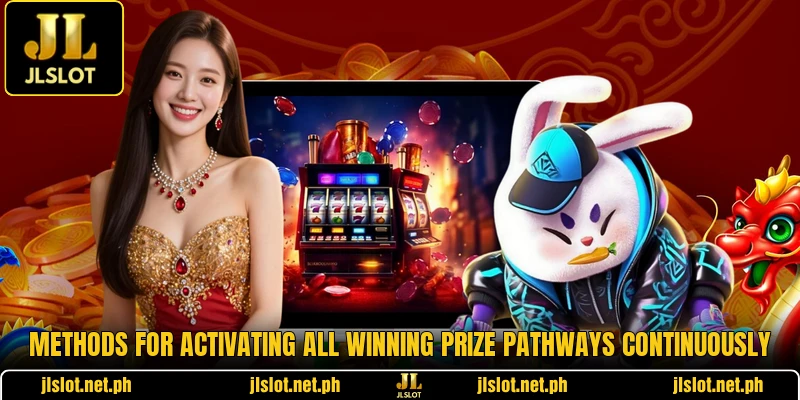 Methods for activating all winning prize pathways continuously
