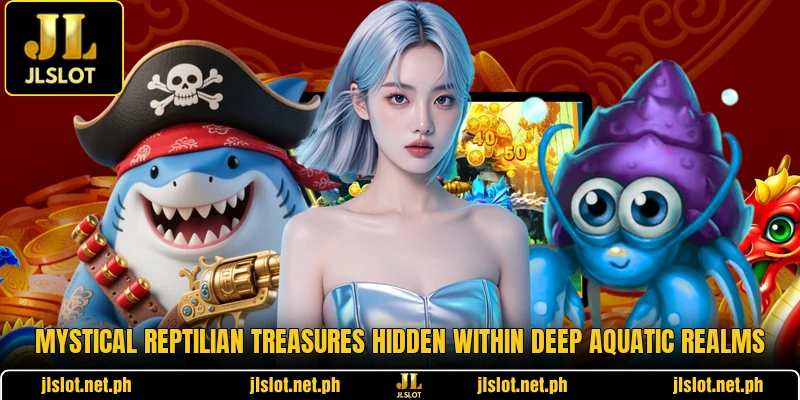 Mystical reptilian treasures hidden within deep aquatic realms