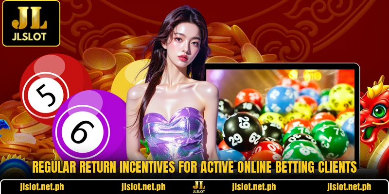 Regular return incentives for active online betting clients