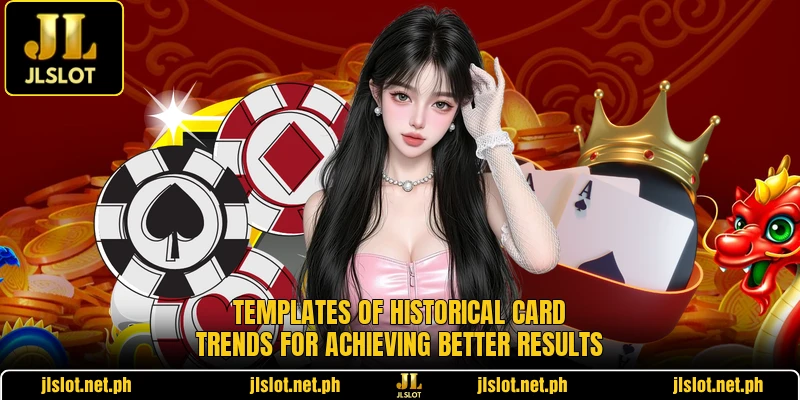 Templates of historical card trends for achieving better results