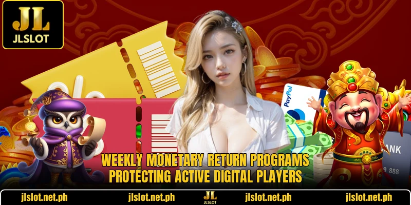 Weekly monetary return programs protecting active digital players